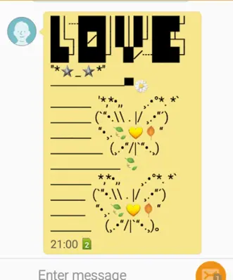 ASCII HEARTS android App screenshot 3