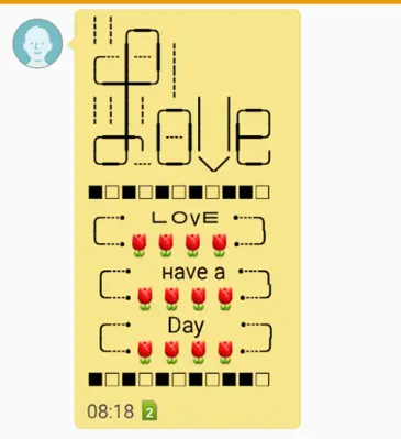 ASCII HEARTS android App screenshot 7